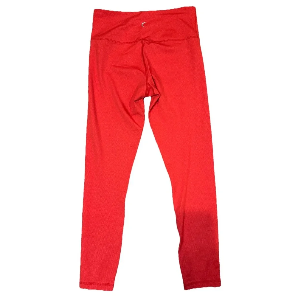 Zyia Active‎ Women's Red Ascend Hi Rise Capri Leggings Size 4